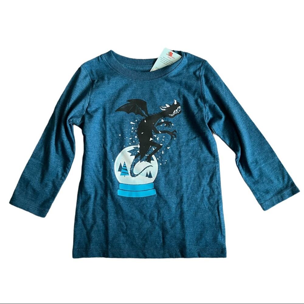 Boys Flying Dragon Long Sleeve Shirt 18 Months NWT